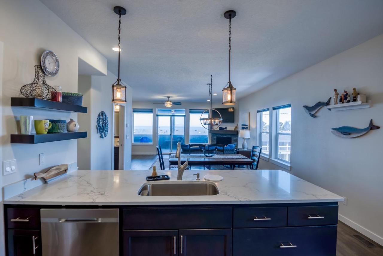 Oceanview Townhome - Pet Friendly - Sleeps 6 - King Depoe Bay Kültér fotó