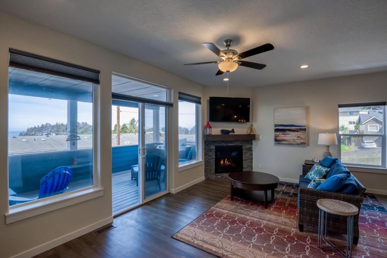 Oceanview Townhome - Pet Friendly - Sleeps 6 - King Depoe Bay Kültér fotó